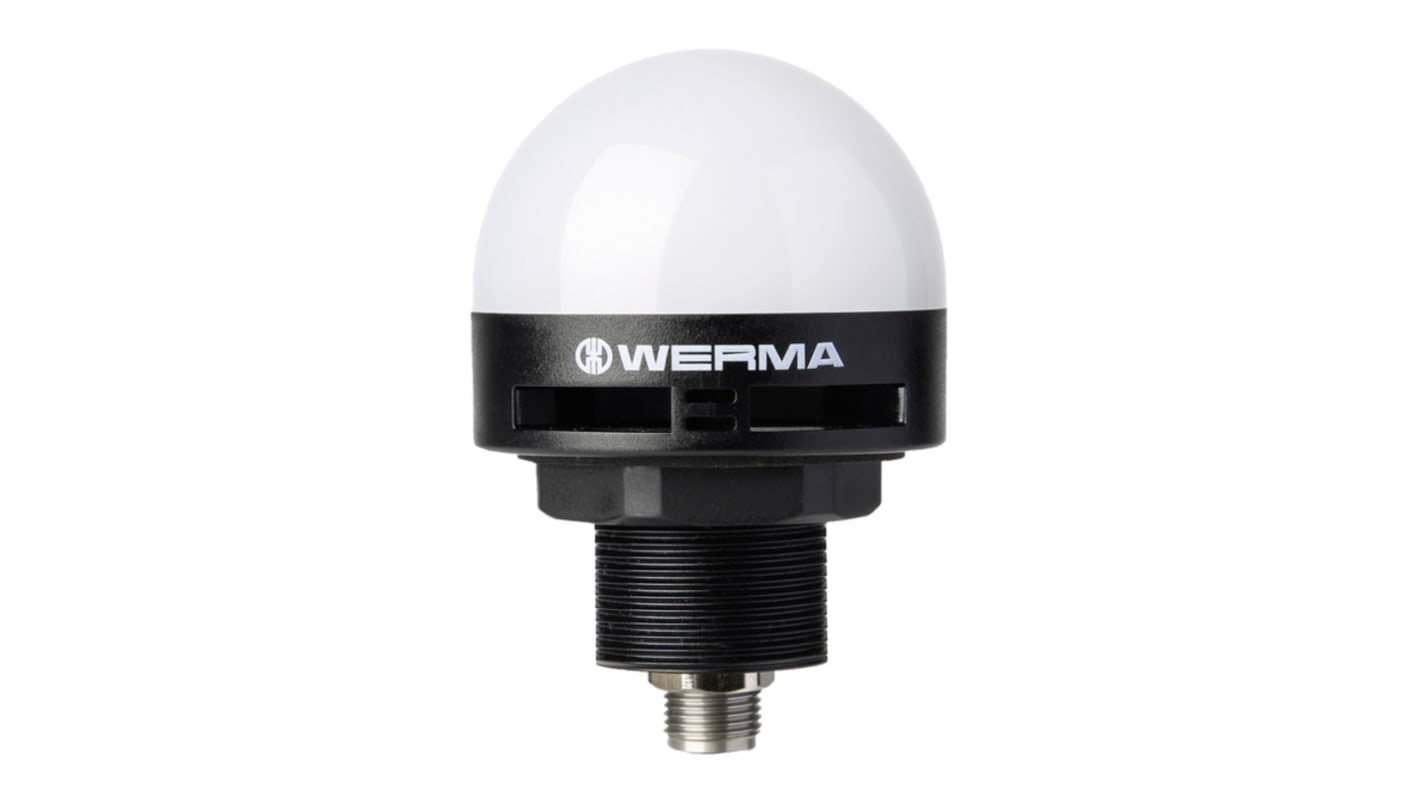 Werma 信号灯, 24 V dc, 連続光 緑、赤、黄, 85dB, 内蔵取り付け, IP69K