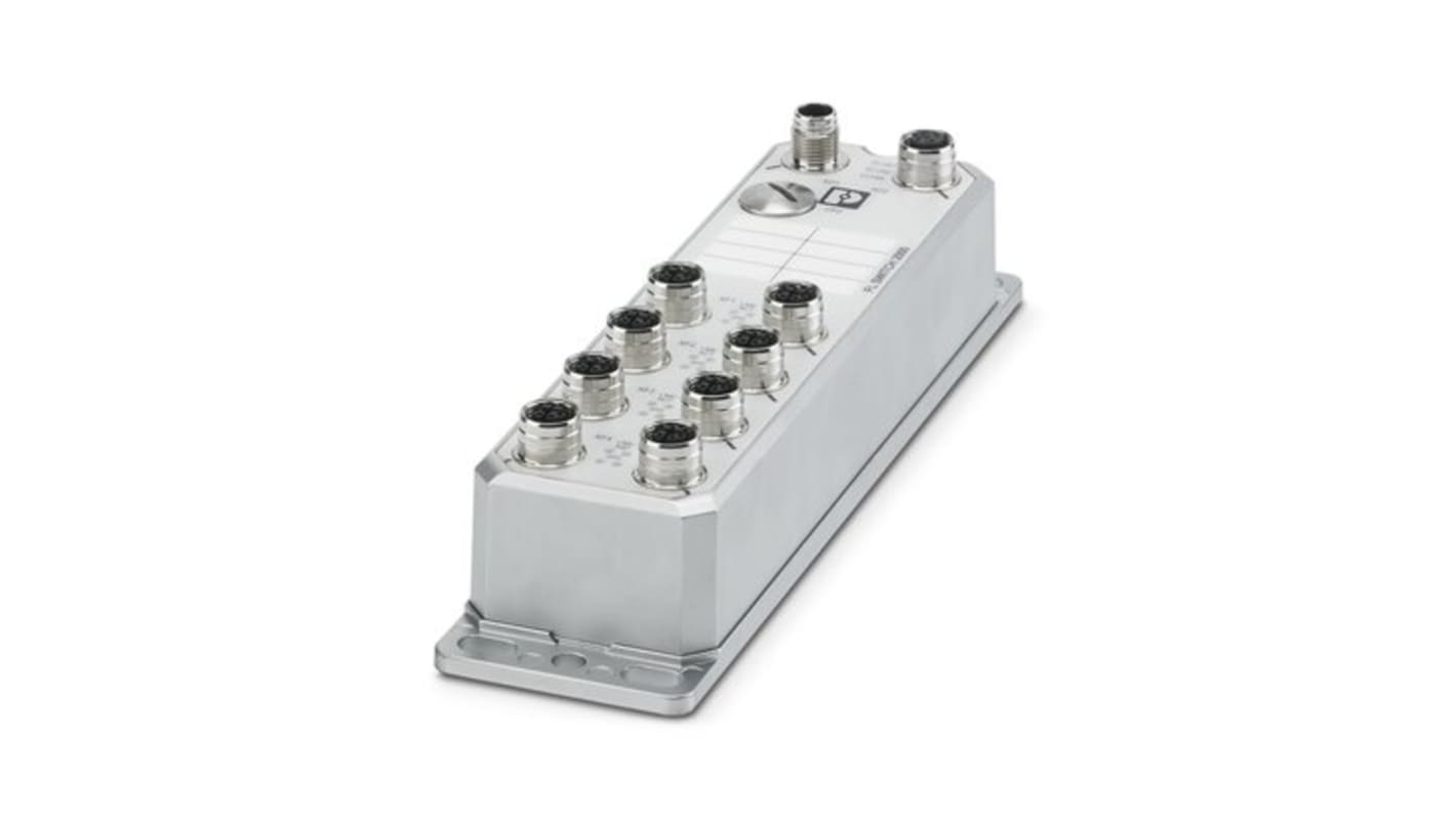 Phoenix Contact FL SWITCH 2708, Managed Switch 8 Port Industrial Ethernet Switch, M12