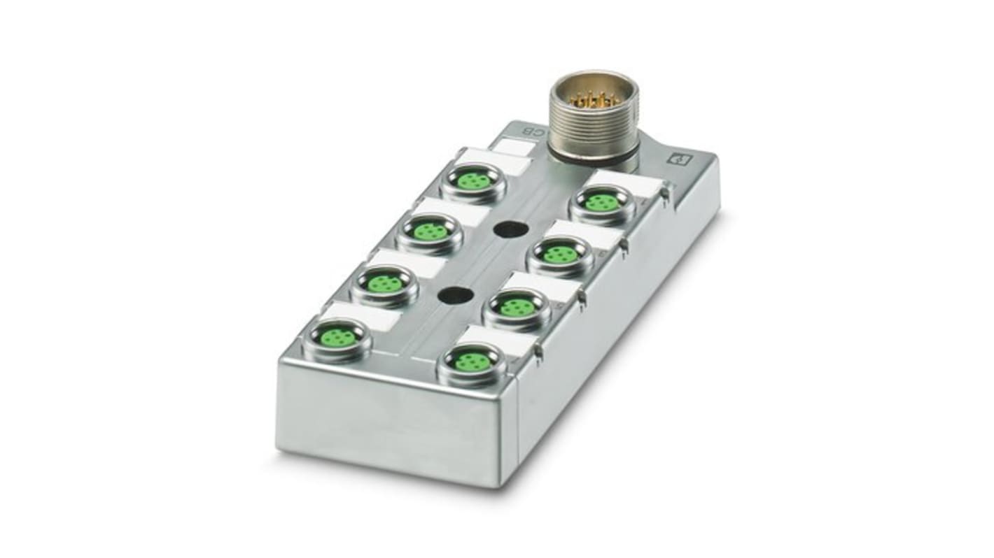 Phoenix Contact SACB Series Sensor Box, M12, 5 way, 8 port