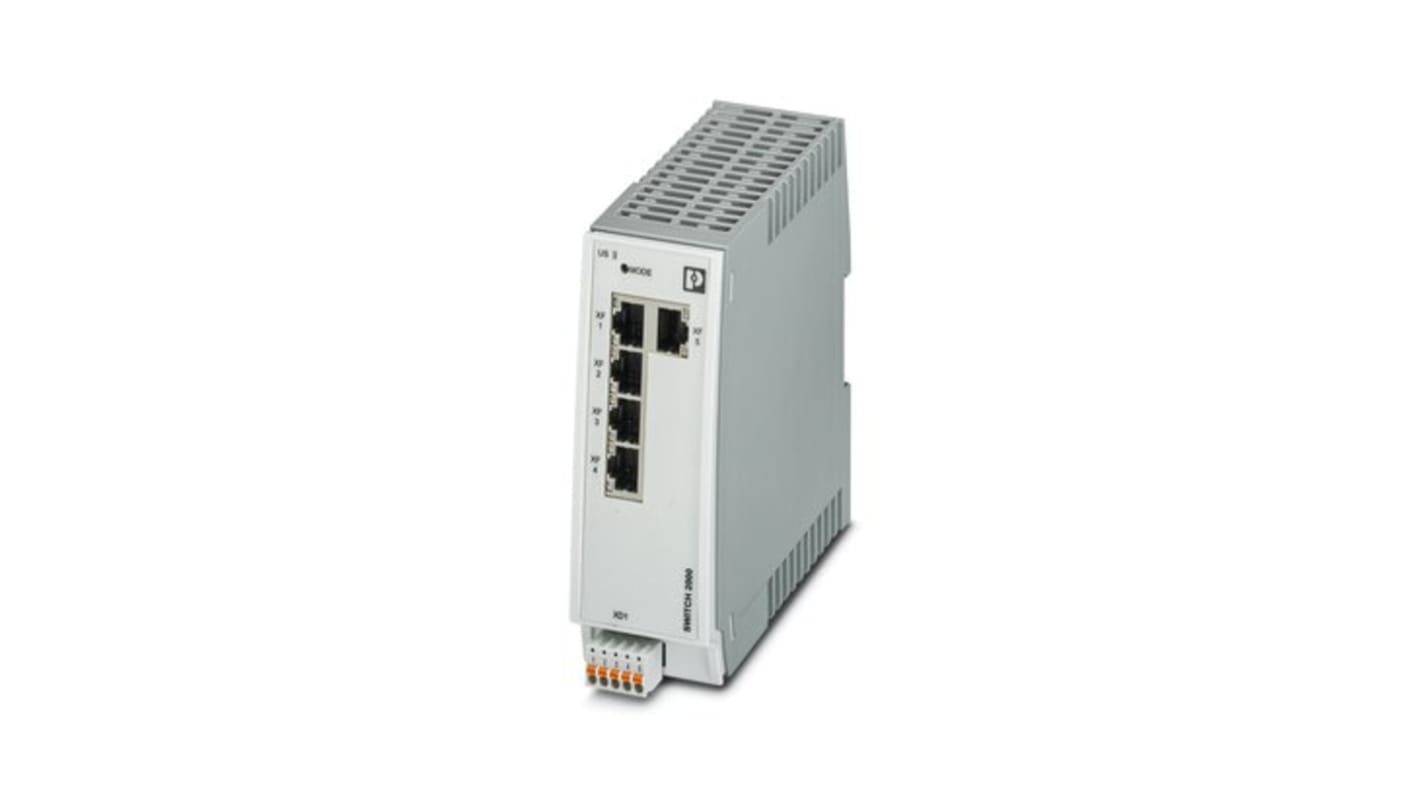 Switch Ethernet industriale Phoenix Contact, 5 porte, No