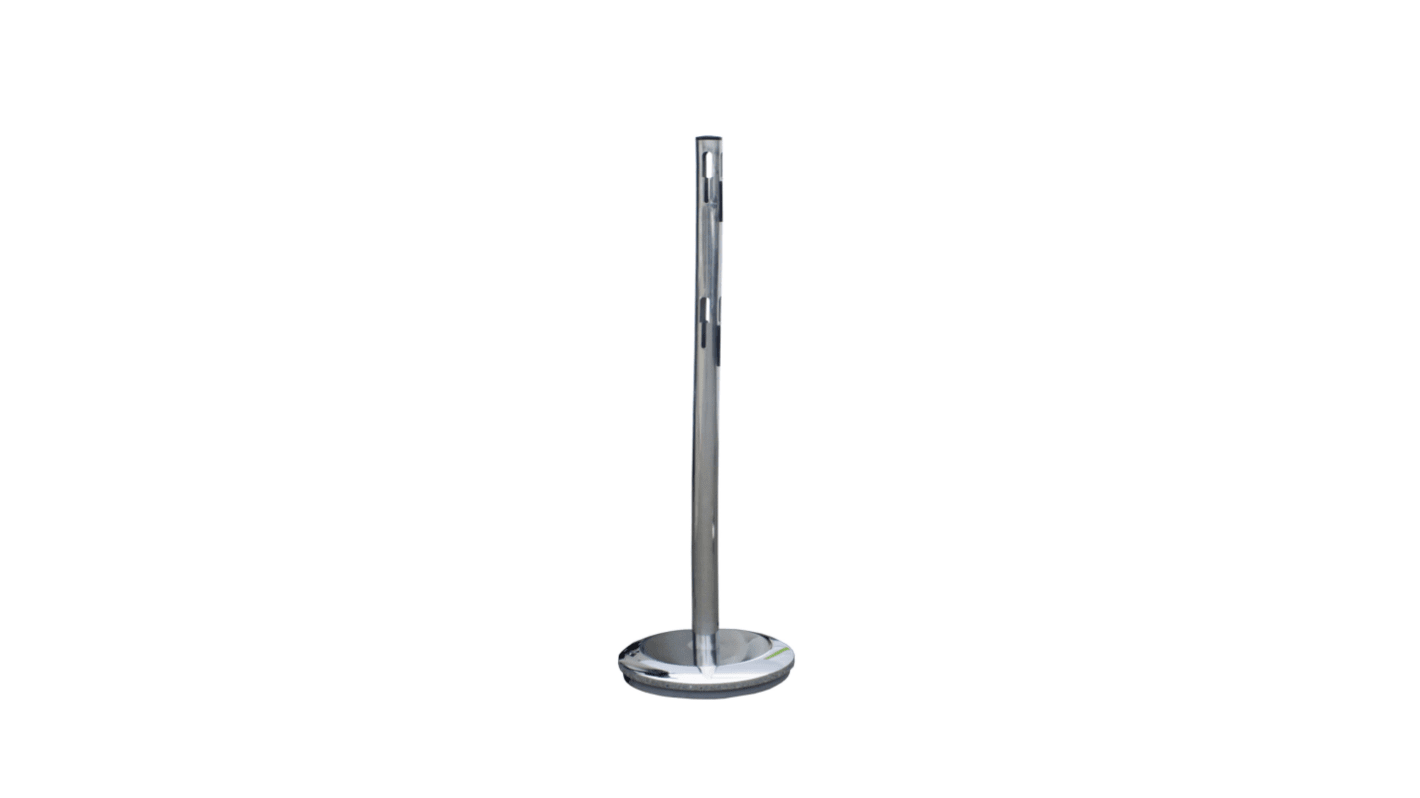 Viso Grey Stainless Steel Barrier Post