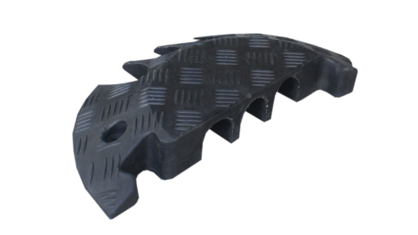 Viso 250mm Black Cable Cover in Rubber, 65mm Inside dia.
