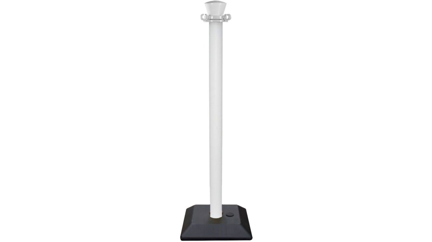 Viso White Plastic Barrier Post