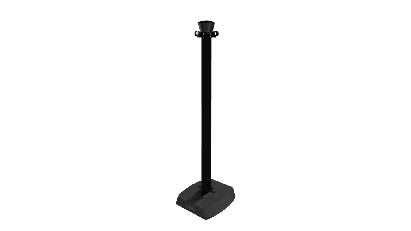 Viso Black Plastic Barrier Post