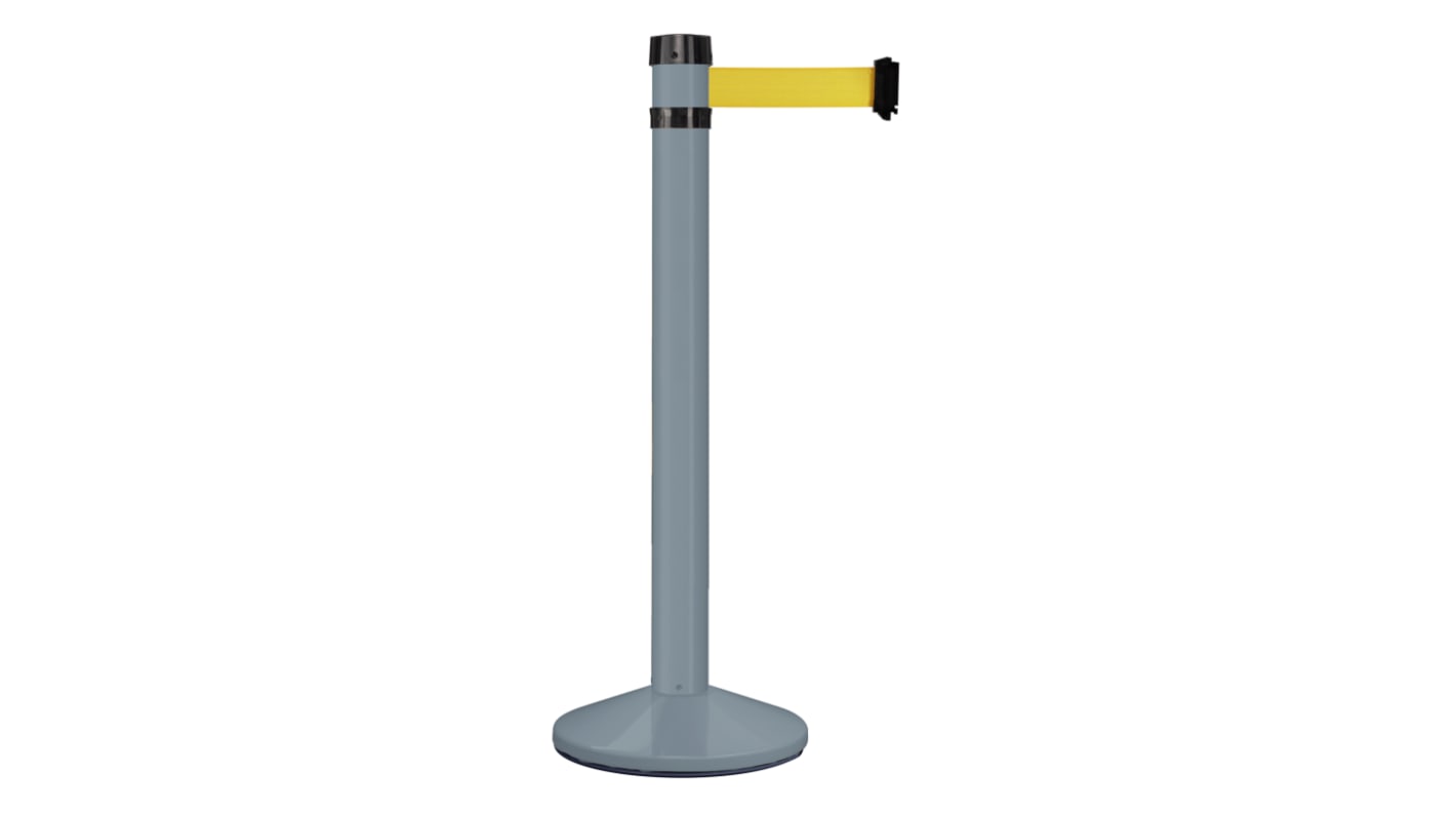 Viso Barrierepfosten Aluminium Grau Versenkbarer Poller L.Band 4m
