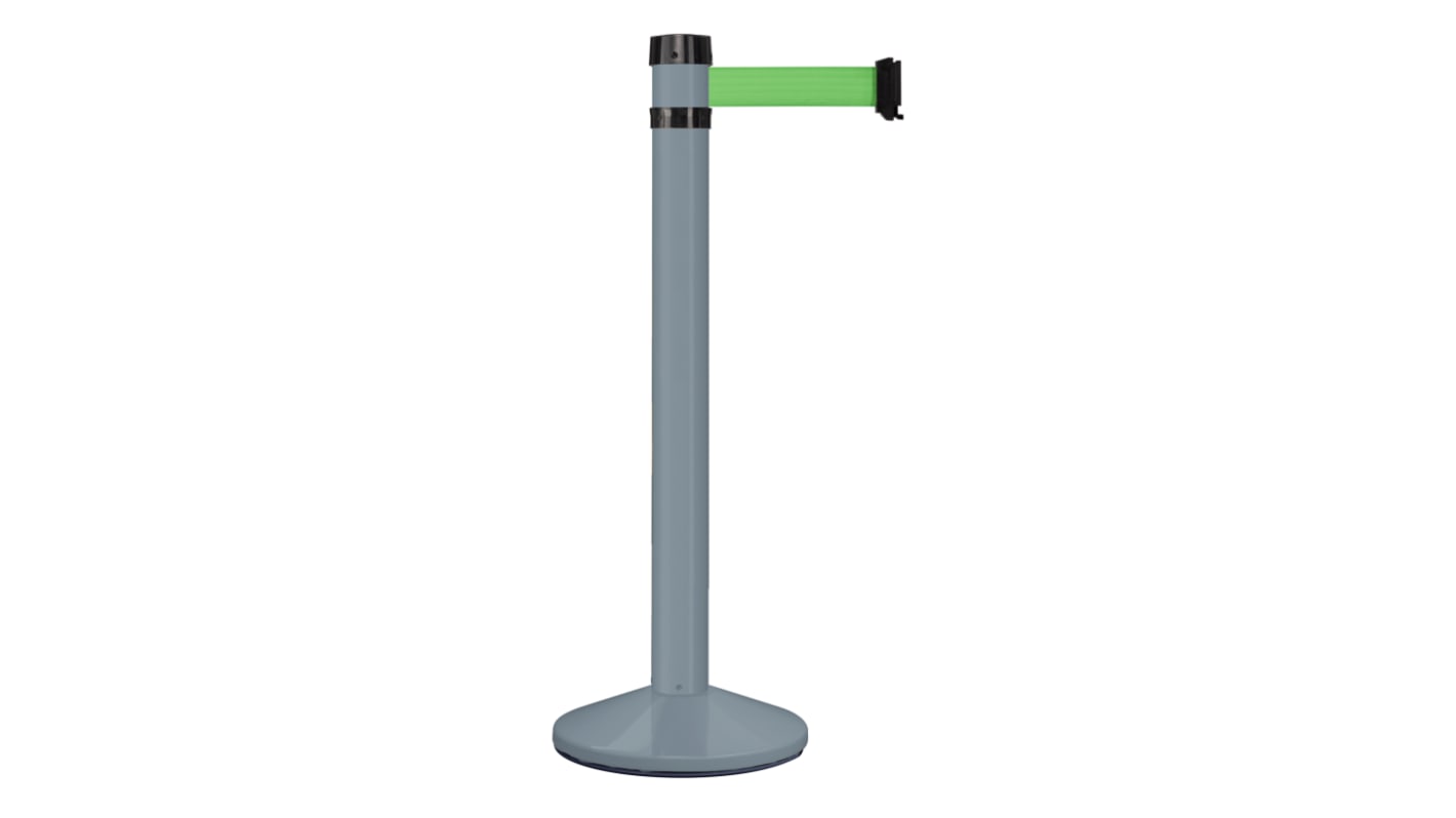 Viso Barrierepfosten Aluminium Grau Versenkbarer Poller L.Band 4m