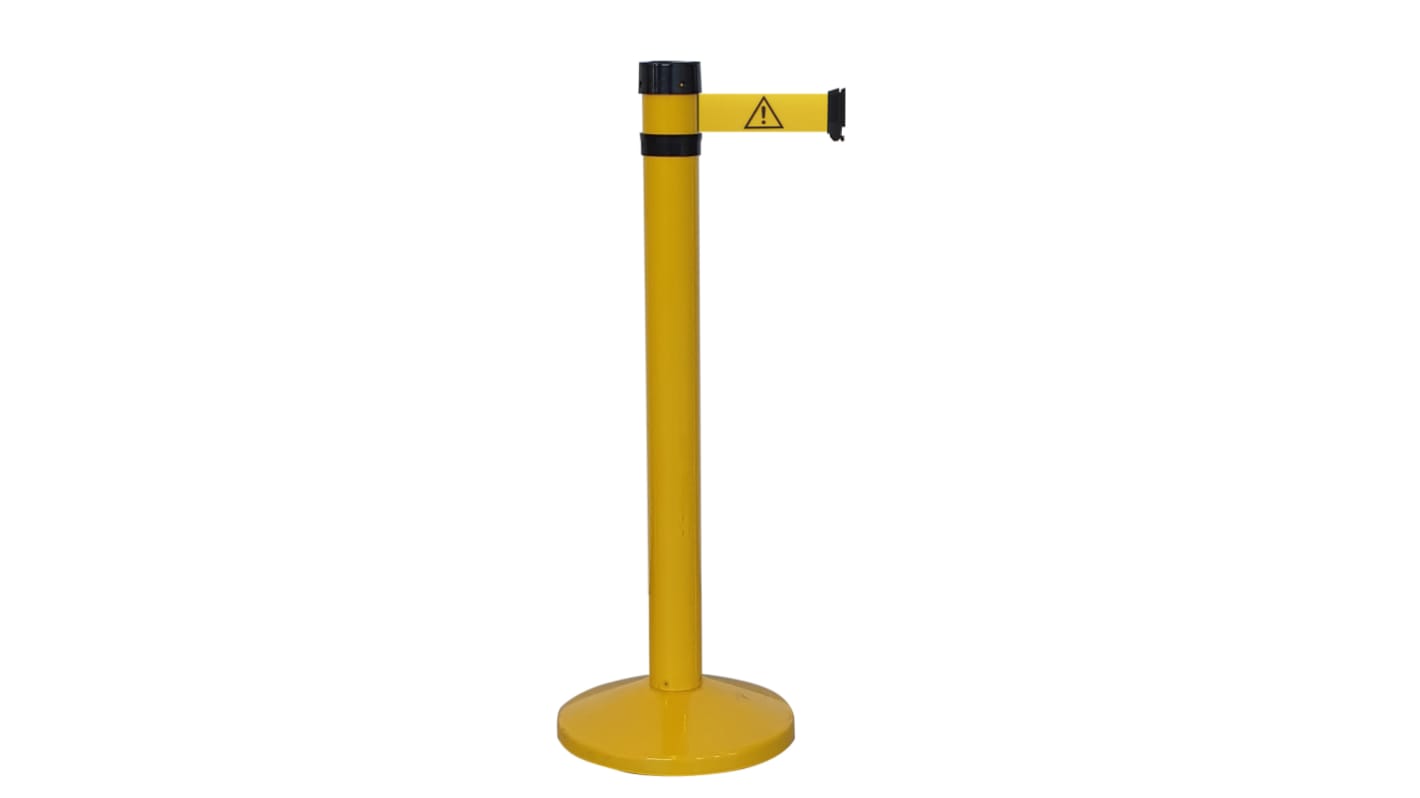 Viso Barrierepfosten Aluminium Gelb Versenkbarer Poller L.Band 4m