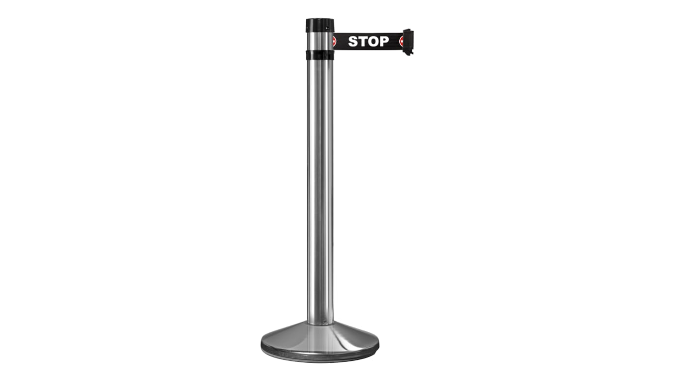 Viso Barrierepfosten Aluminium Grau Versenkbarer Poller L.Band 4m