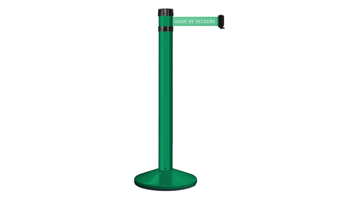 Viso Barrierepfosten Aluminium Grün Versenkbarer Poller L.Band 4m