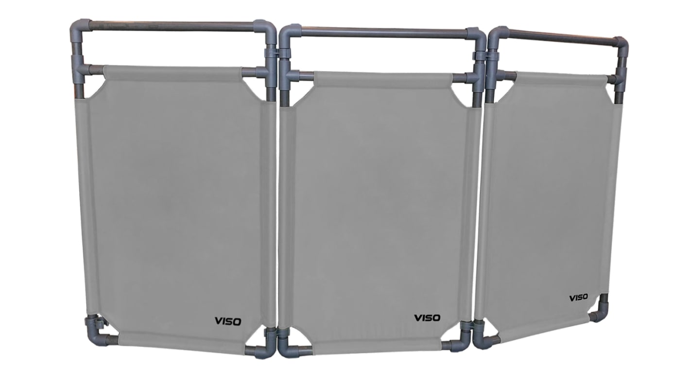 Barriera di sicurezza Viso in PVC, col. Grigio