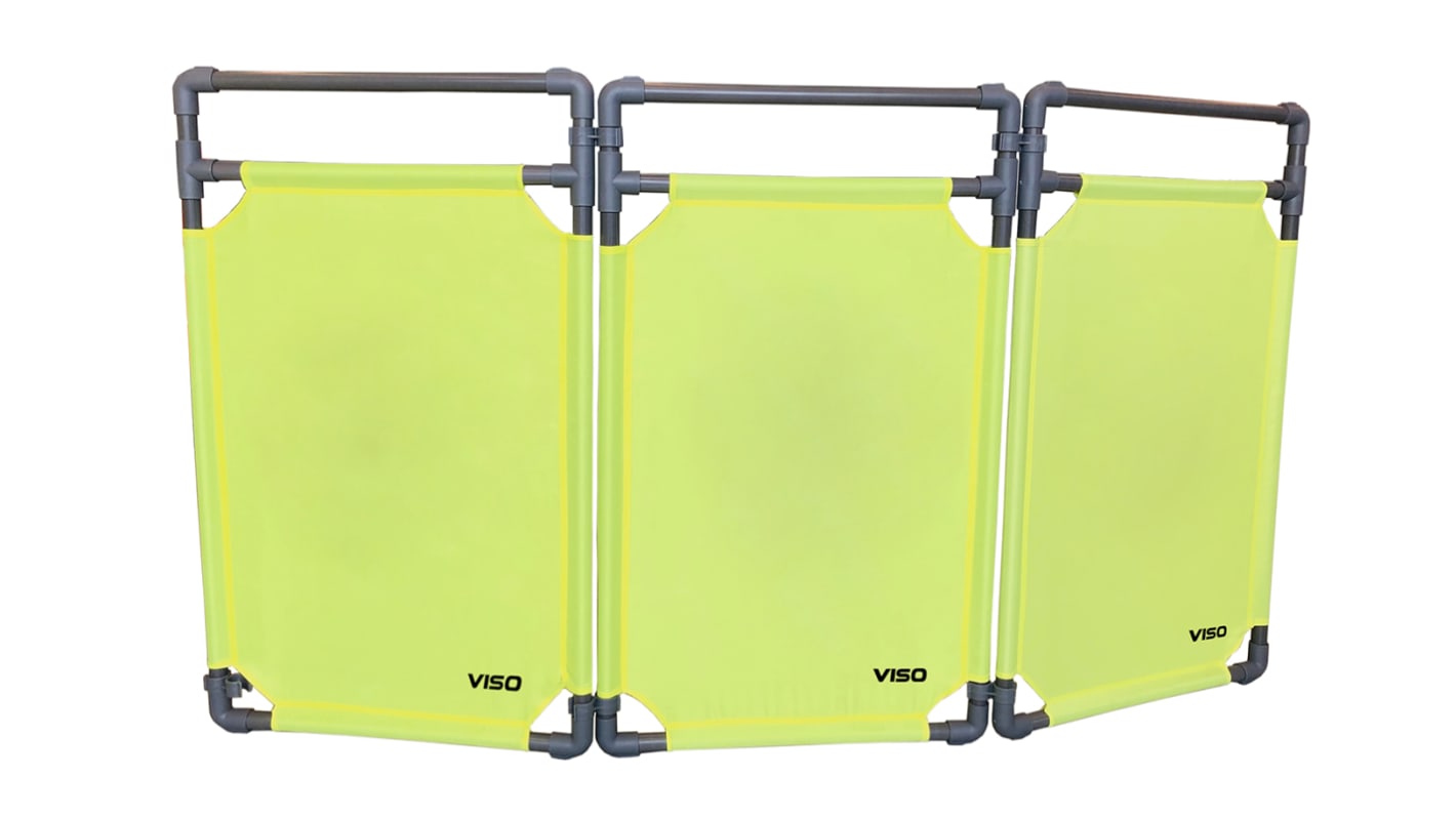 Viso Yellow PVC Folding Barrier