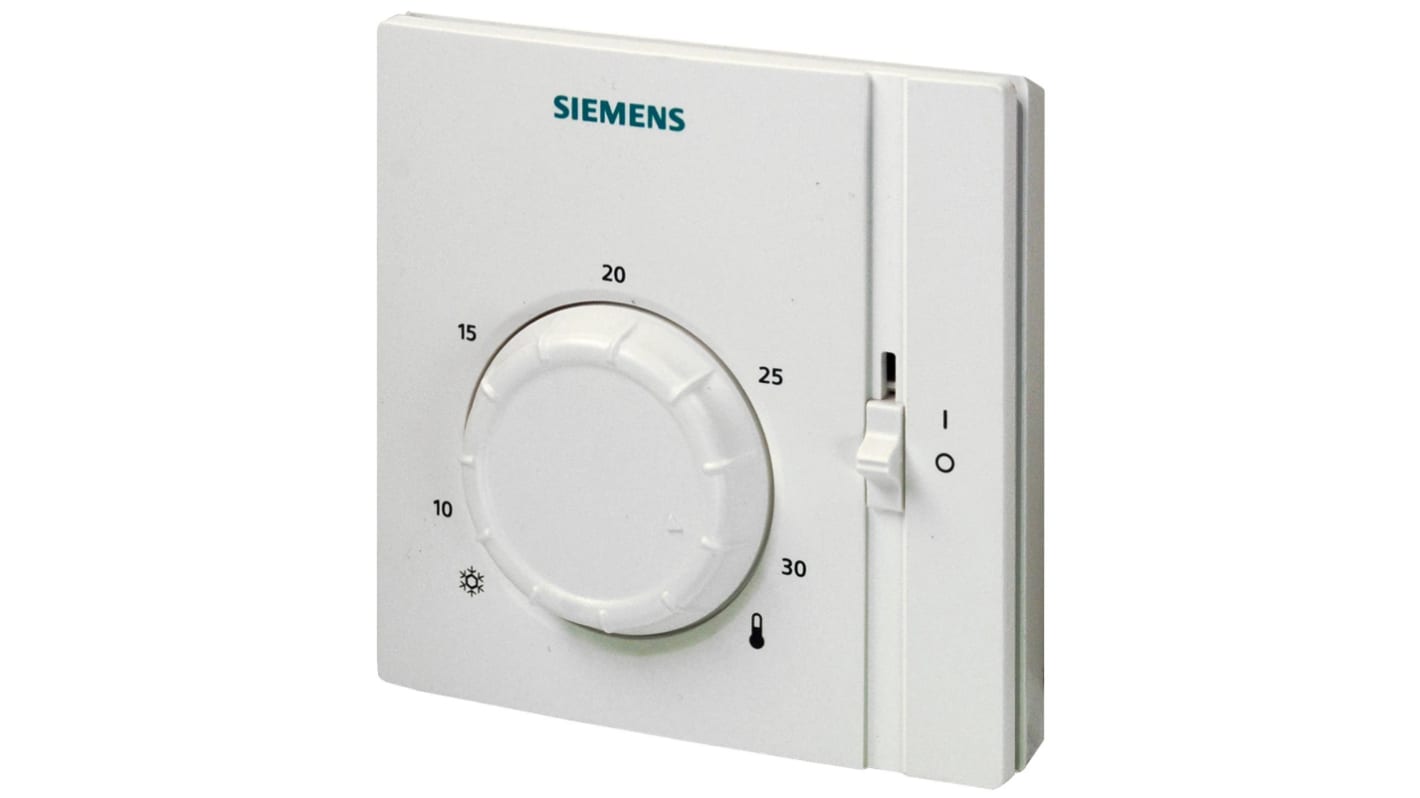Siemens S55770 Room Thermostat, 6A, 250 V ac, 8 → 30 °C