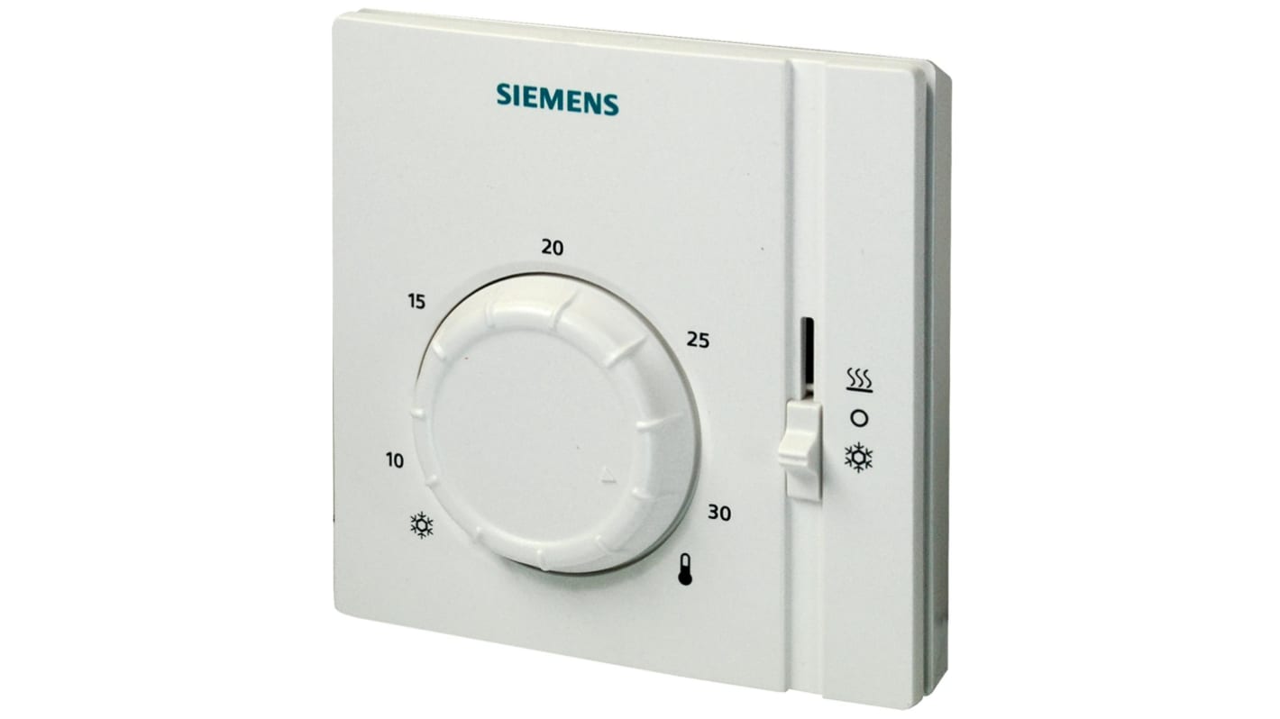 Siemens S55770 Room Thermostat, 6A, 250 V ac, 8 → 30 °C