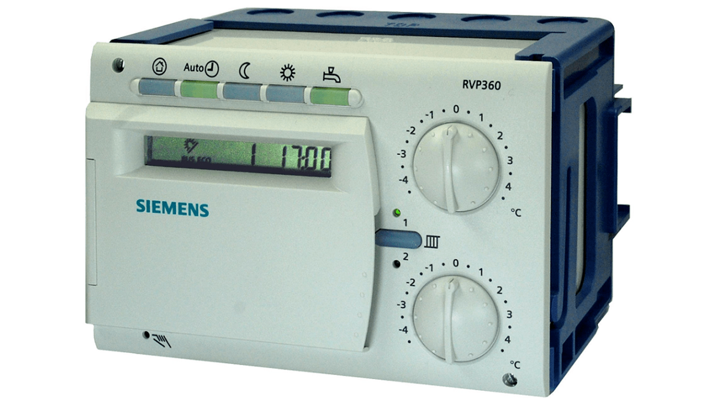 Controller Siemens, serie S55370, per 2 circuiti di riscaldamento programmabili + ECS
