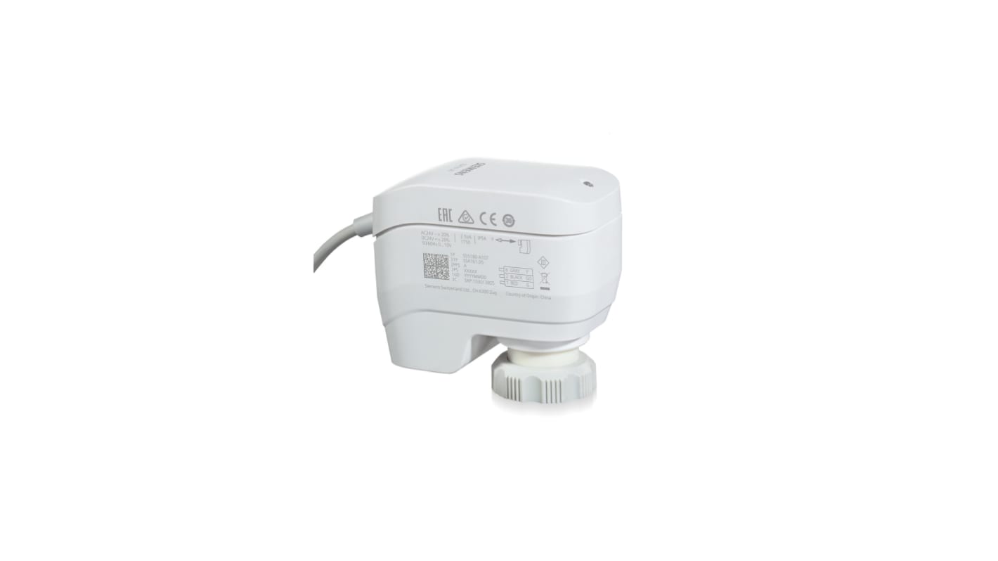 Attuatore valvola Elettrico Siemens, 2, 3 porte, 24 V