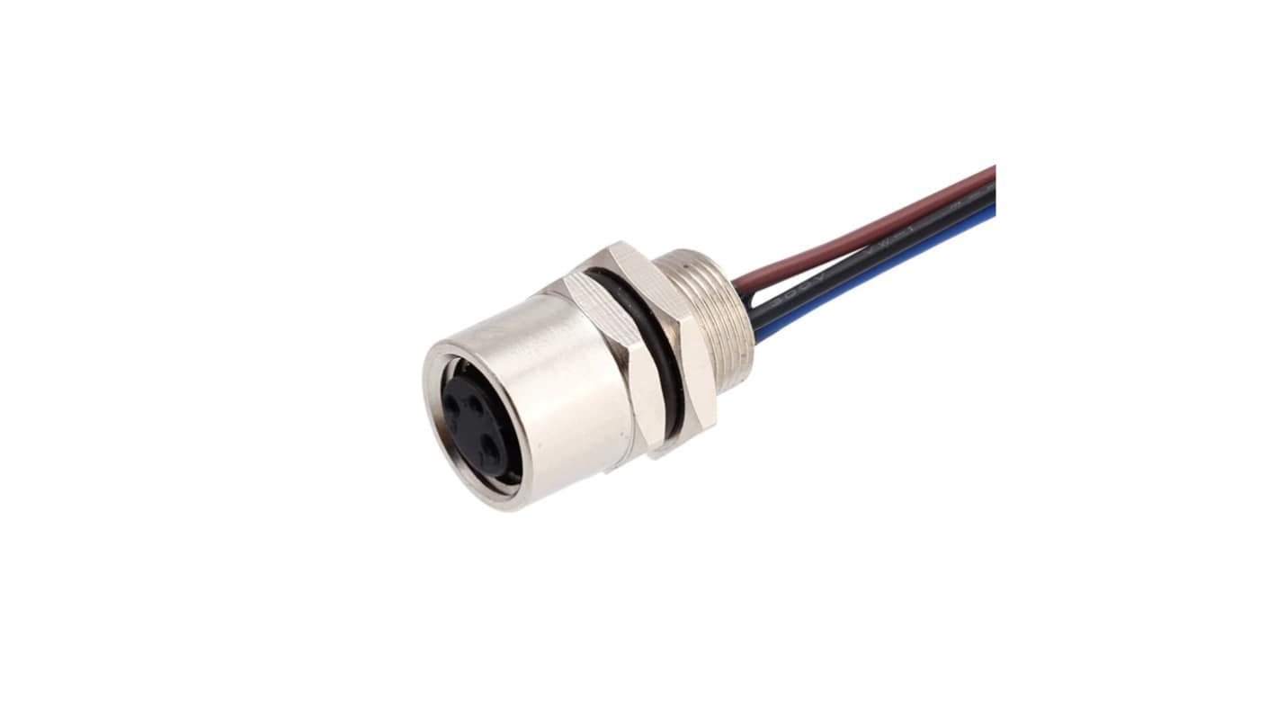 RS PRO Circular Connector, 3 Contacts, Front Mount, Socket, Female, IP67
