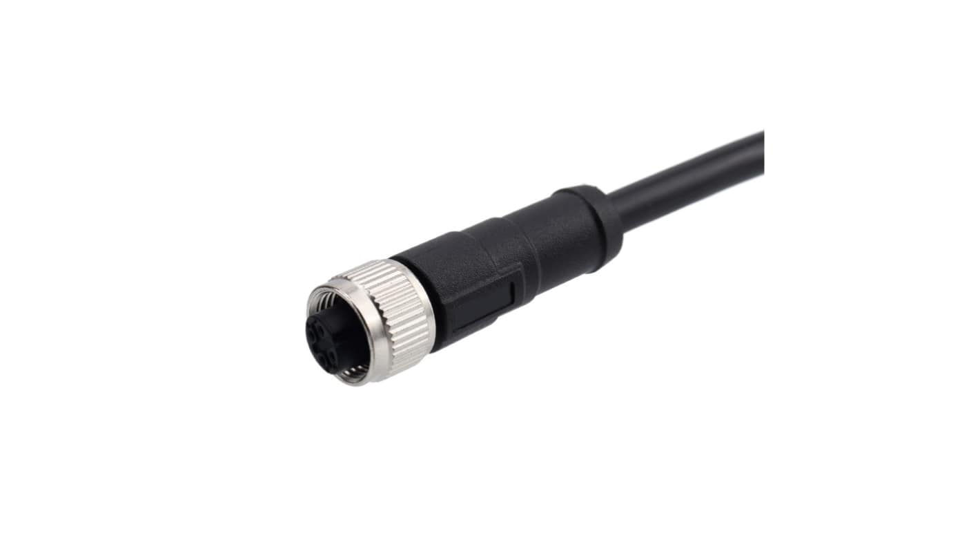 Kabel ze złączem Złącze M12 liczba rdzeni 4 długość 2m Rodzaj A Żeńskie
