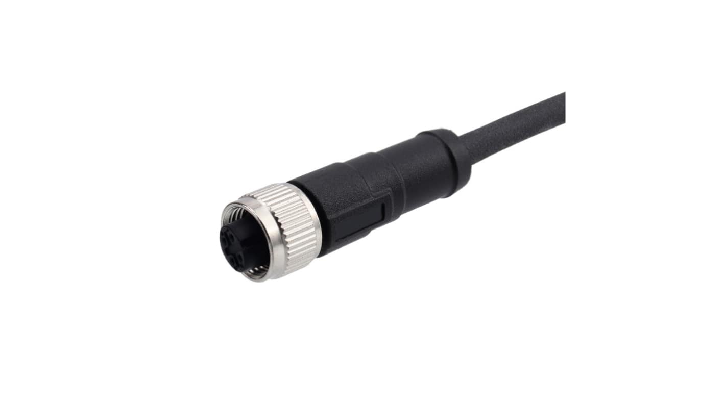 Kabel ze złączem Złącze M12 liczba rdzeni 4 długość 5m Rodzaj A Żeńskie