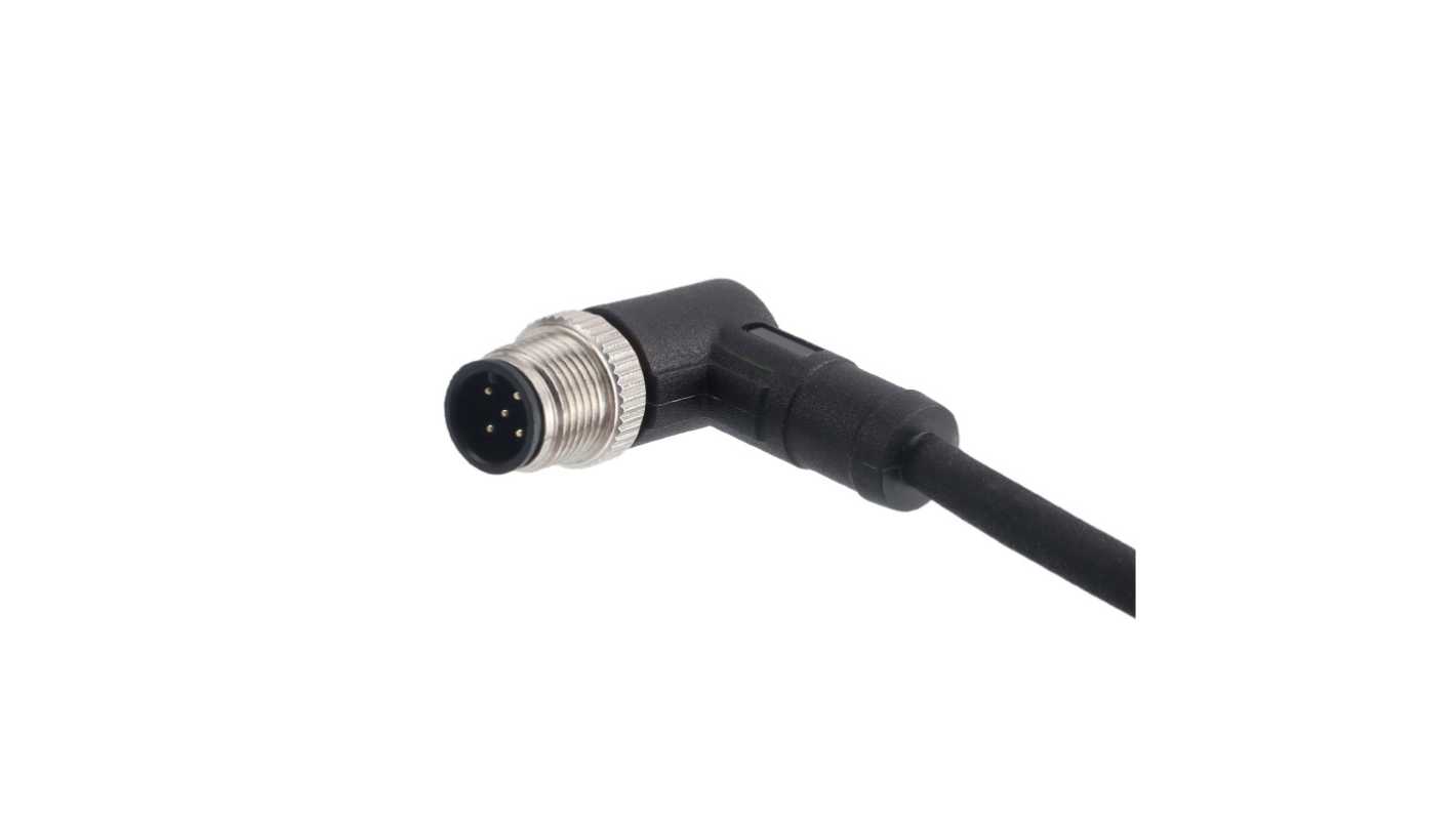 Kabel ze złączem Złącze M12 liczba rdzeni 5 długość 3m Rodzaj A Męskie