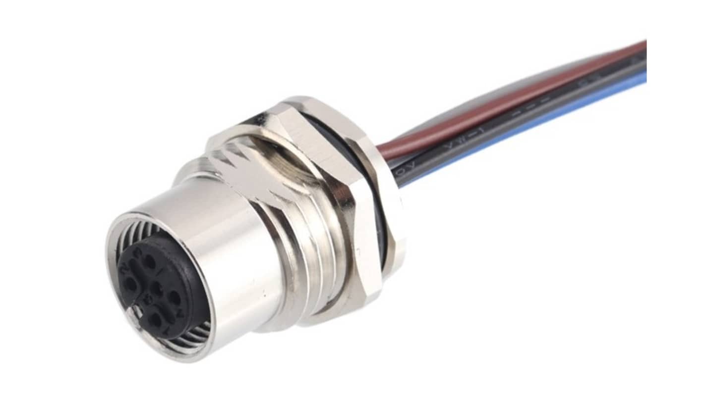 RS PRO Circular Connector, 5 Contacts, Panel Mount, Socket, Female, IP67