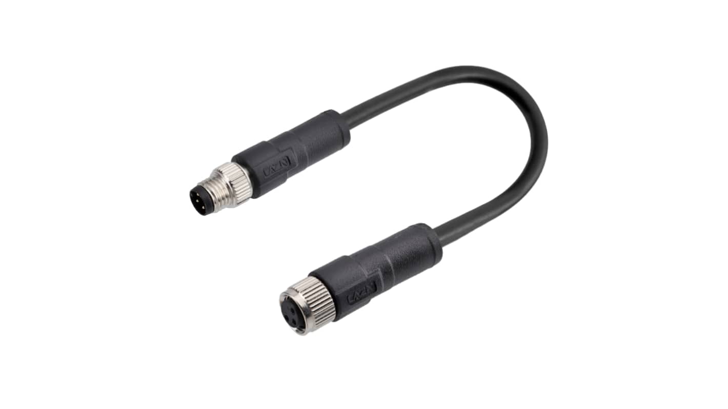 Kabel Złącze A M8 liczba rdzeni 3 długość 1.5m Rodzaj A Męskie Złącze B M8