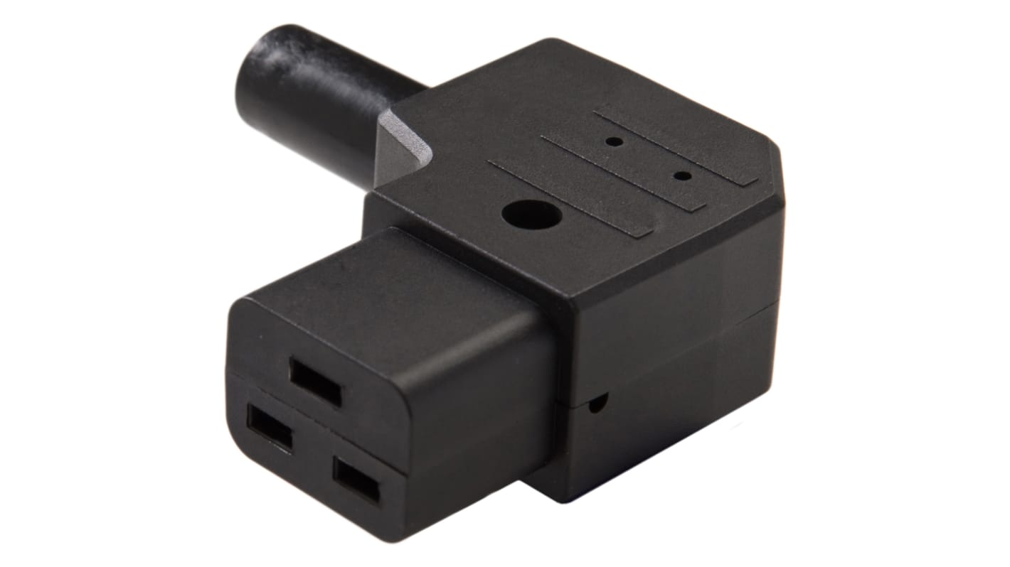 Connettore IEC C19 RS PRO Femmina, 16A, 250 V, Montaggio su cavo