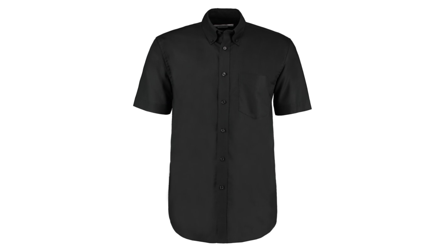Shirt Oxford Workplace Short Sleeve Blac