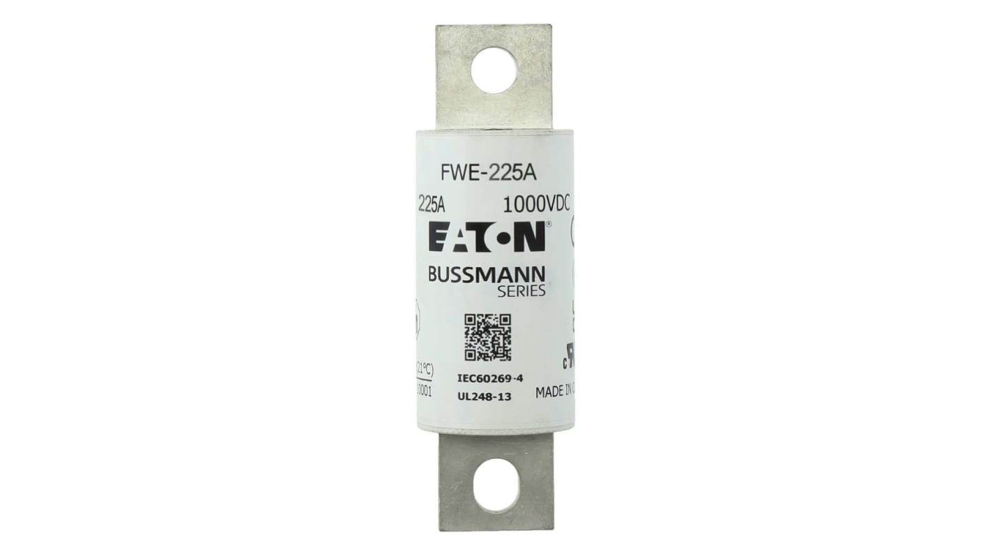 Eaton Bussmann FWE Sicherungseinsatz 40mm, 1kV / 225A CE, IEC 60269-4