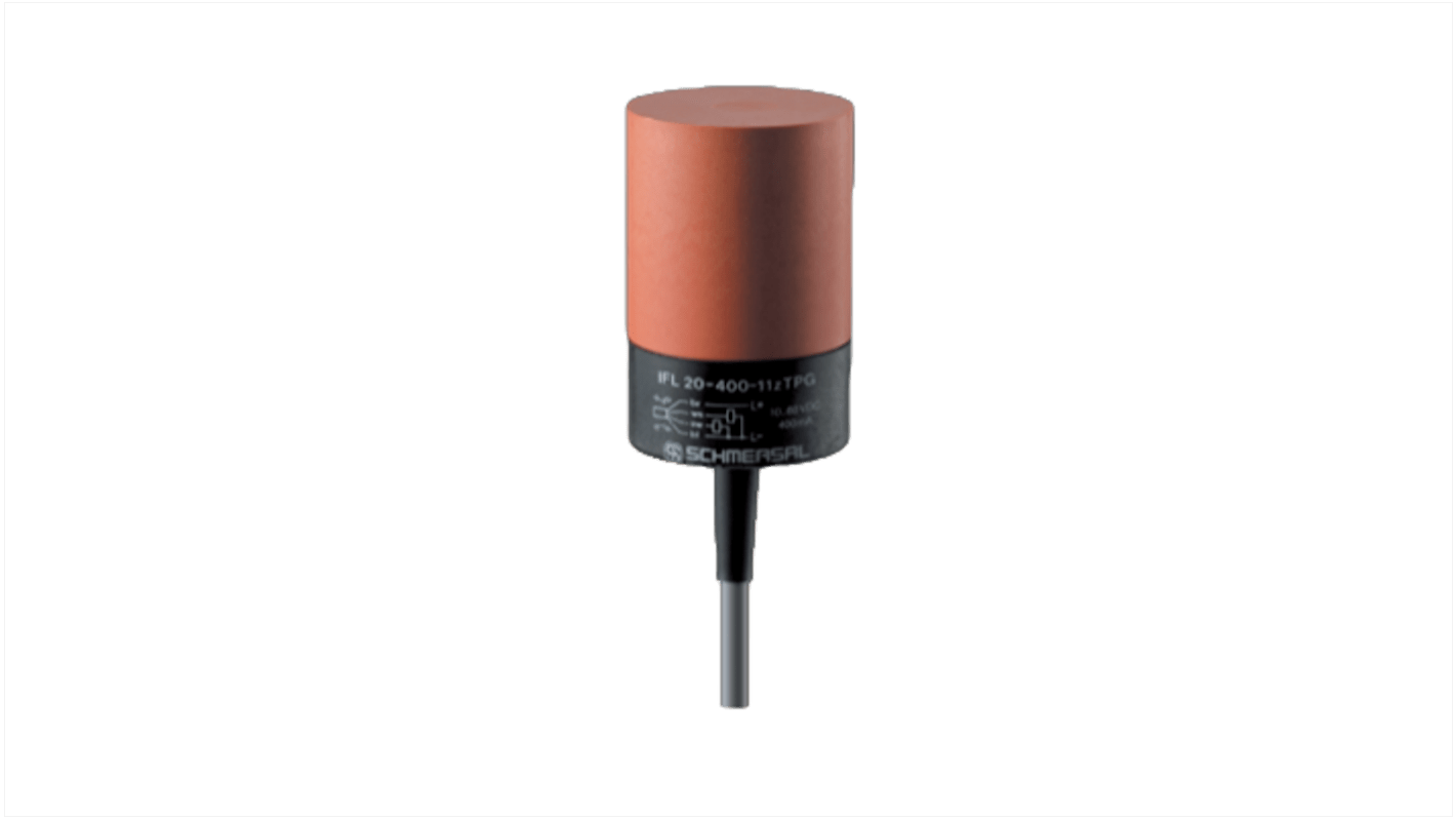 Schmersal IFL Series Inductive Barrel-Style Inductive Proximity Sensor, 20 mm Detection, PNP Output, 10 → 60 V