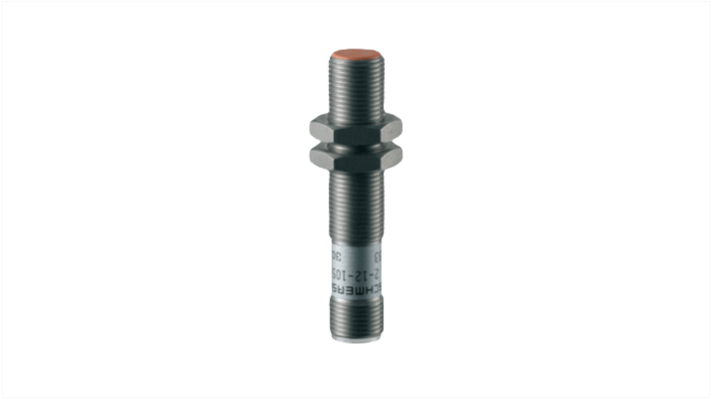Schmersal Inductive Threaded Barrel Proximity Sensor, M12, 2 mm Detection, PNP NO, 10 → 30 V dc