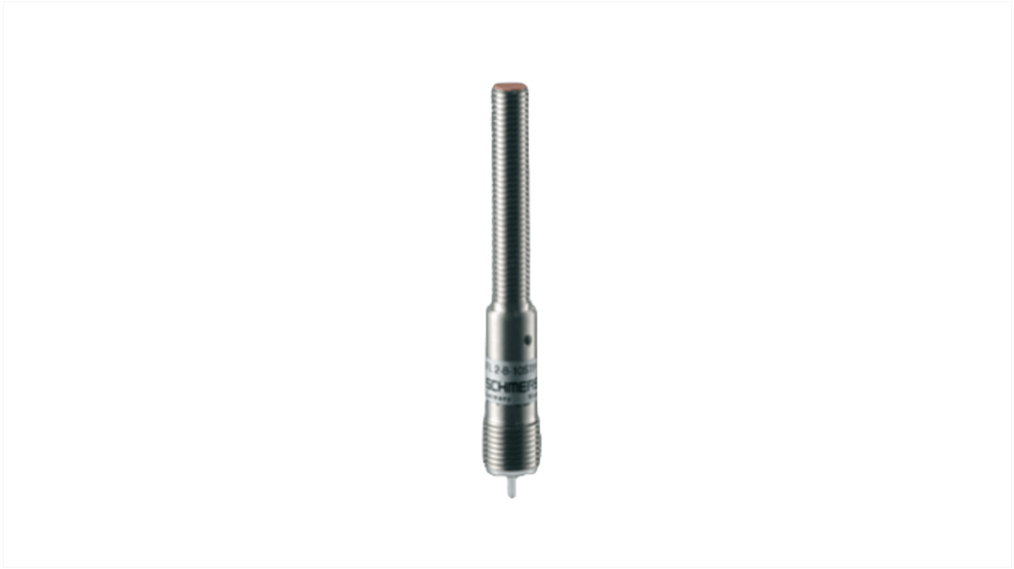 Schmersal Inductive Threaded Barrel Proximity Sensor, M8, 2 mm Detection, PNP NO, 10 → 30 V dc