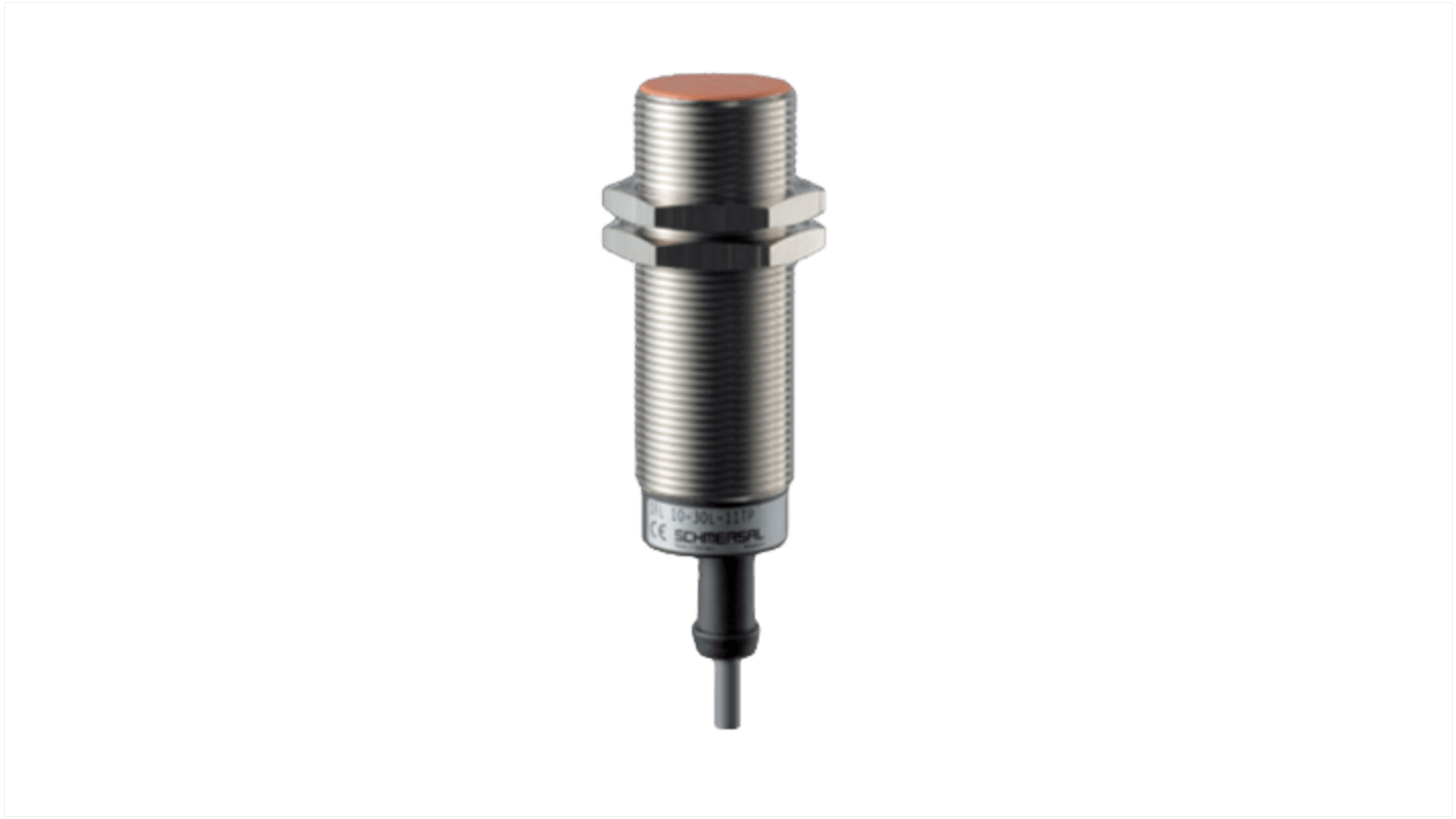 Schmersal IFL Series Inductive Barrel-Style Inductive Proximity Sensor, M30 x 1.5, 10 mm Detection, PNP Output, 10