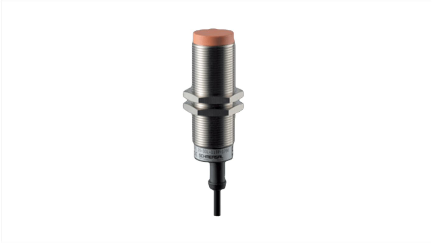 Schmersal IFL Series Inductive Barrel-Style Inductive Proximity Sensor, M30 x 1.5, 15 mm Detection, PNP Output, 10