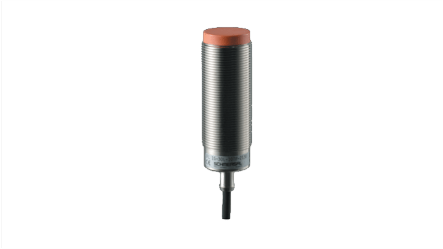 Schmersal IFL Series Inductive Barrel-Style Inductive Proximity Sensor, M30 x 1.5, 15 mm Detection, PNP Output, 15