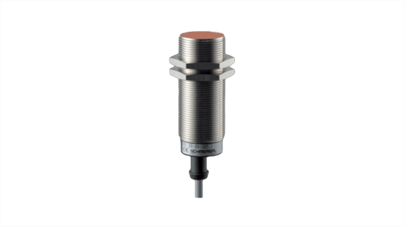 Schmersal IFL Series Inductive Barrel-Style Inductive Proximity Sensor, M30 x 1.5, 10 mm Detection, Digital Output, 15