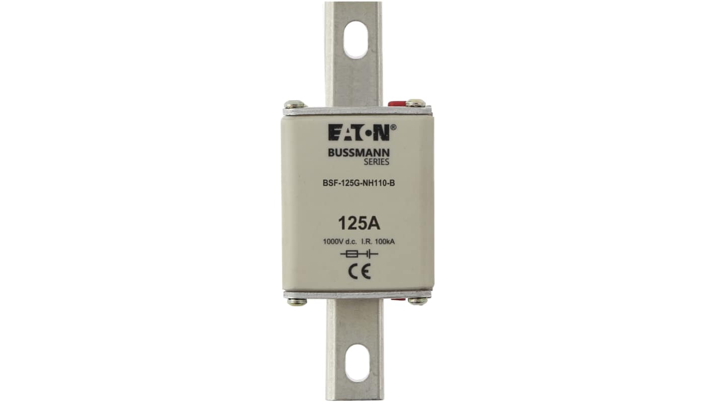 Eaton 125A Tag Fuse, NH1, 1kV, 111mm
