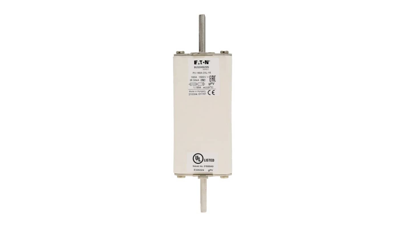 Eaton 160A Tag Fuse, 2XL, 1.5kV, 205mm