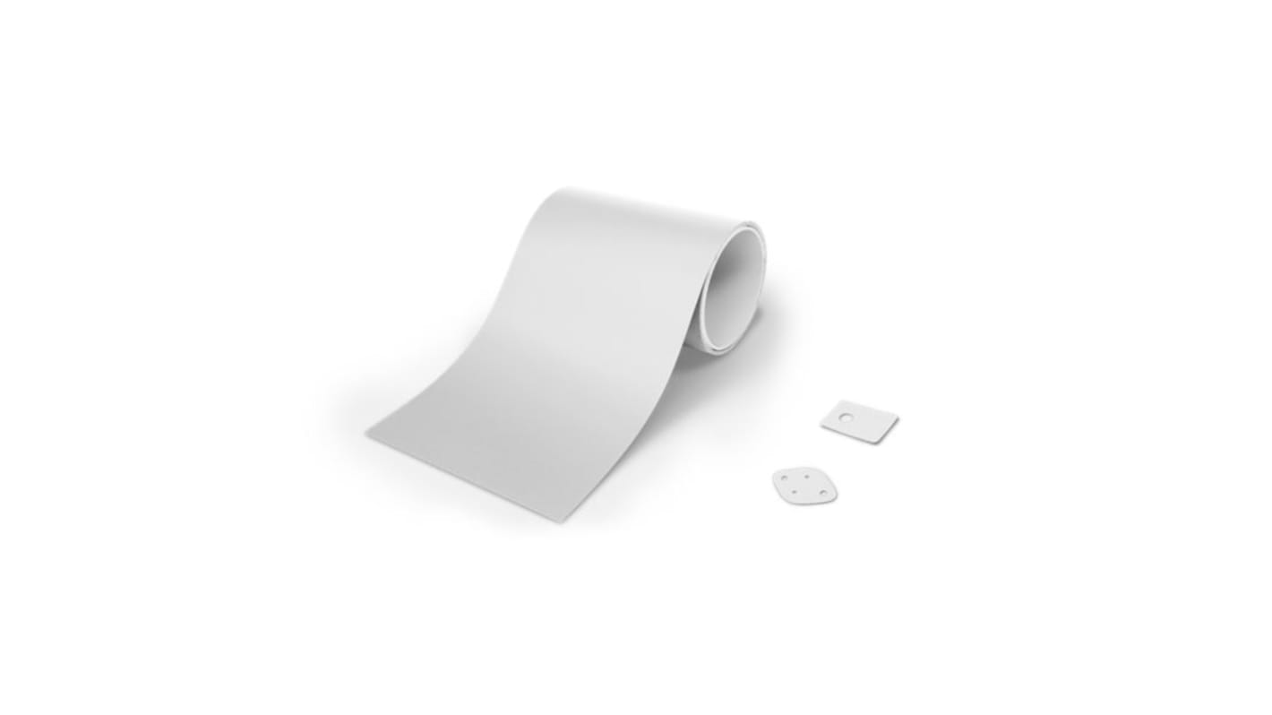 Bergquist BERGQUIST BOND PLY TBP 400B White Double Sided Adhesive Square, 0.005in Thick, Acrylic Backing, 12in x 11in