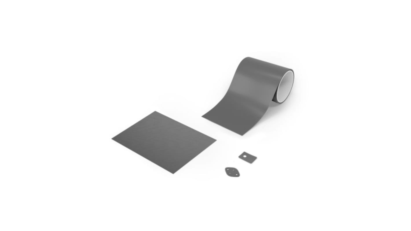 Bergquist BERGQUIST BOND PLY TBP 800 White Double Sided Adhesive Square, 0.005in Thick, Acrylic Backing, 12in x 12in