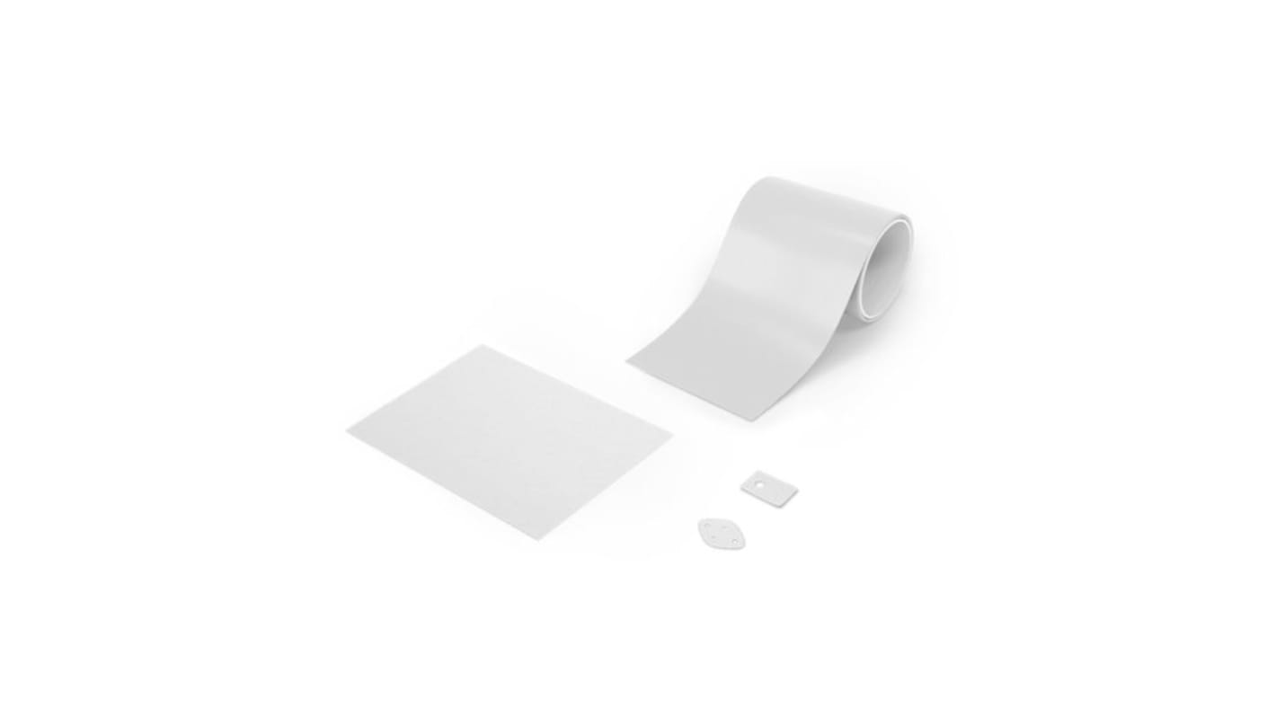 Bergquist BERGQUIST BOND PLY TBP 850 White Double Sided Adhesive Square, 0.011in Thick, Acrylic Backing, 12in x 11in