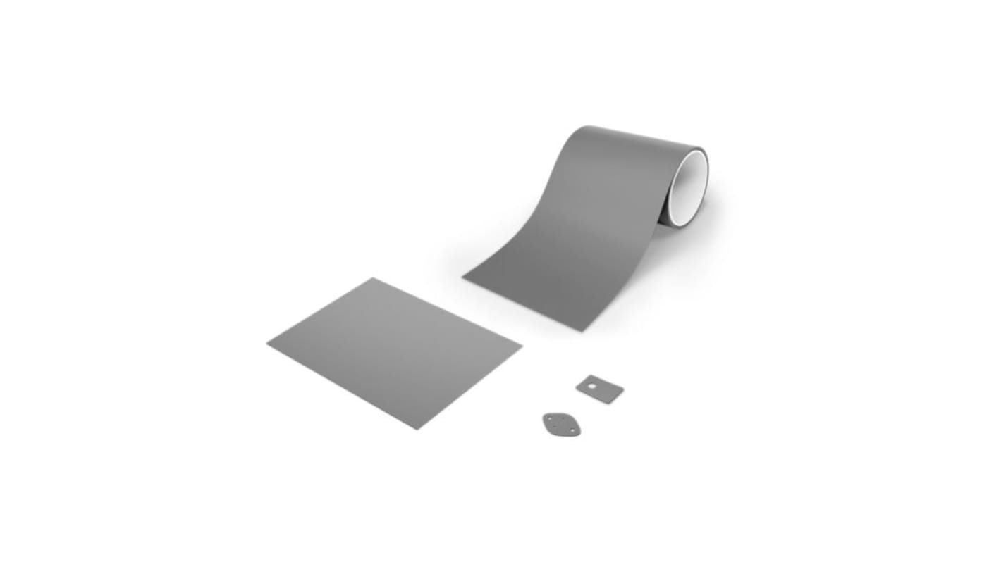 Bergquist A2000 Series Self-Adhesive Thermal Gap Pad, 0.02in Thick, 2W/m·K, Silicone, 8 x 16 x 0.02in