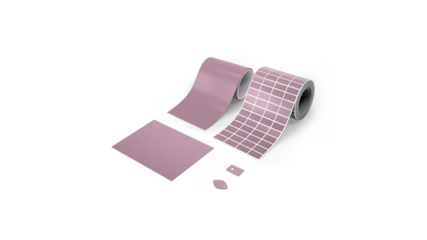 Pad interfaccia termica Bergquist in Silicone, 1200 x 7.87 xpoll, spessore 0.009poll, 1.6W/m·K, Adesivo