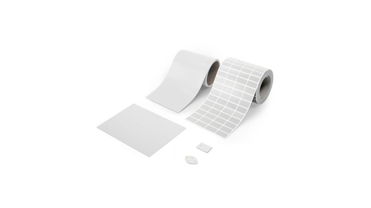 Selvklæbende Termisk kontaktfladepude, Silikone, 3.5W/m·K, 12 x 12 x 0.015tommer
