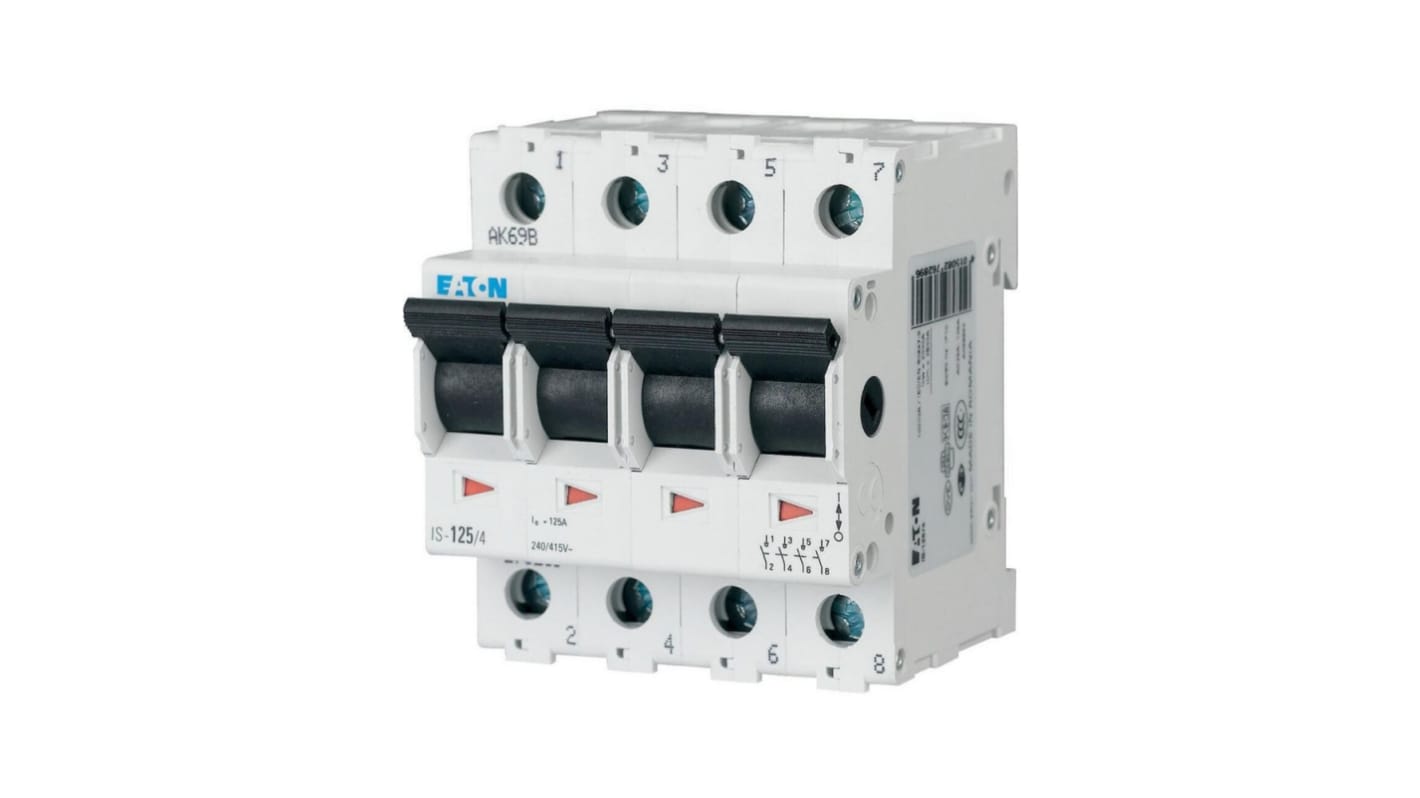 Eaton 4 Pole Service Distribution Board Isolator Switch - 2000A Maximum Current, IP40