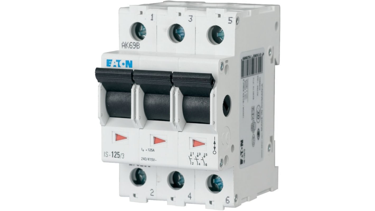 Eaton 3 Pole Service Distribution Board Isolator Switch - 2000A Maximum Current, IP40