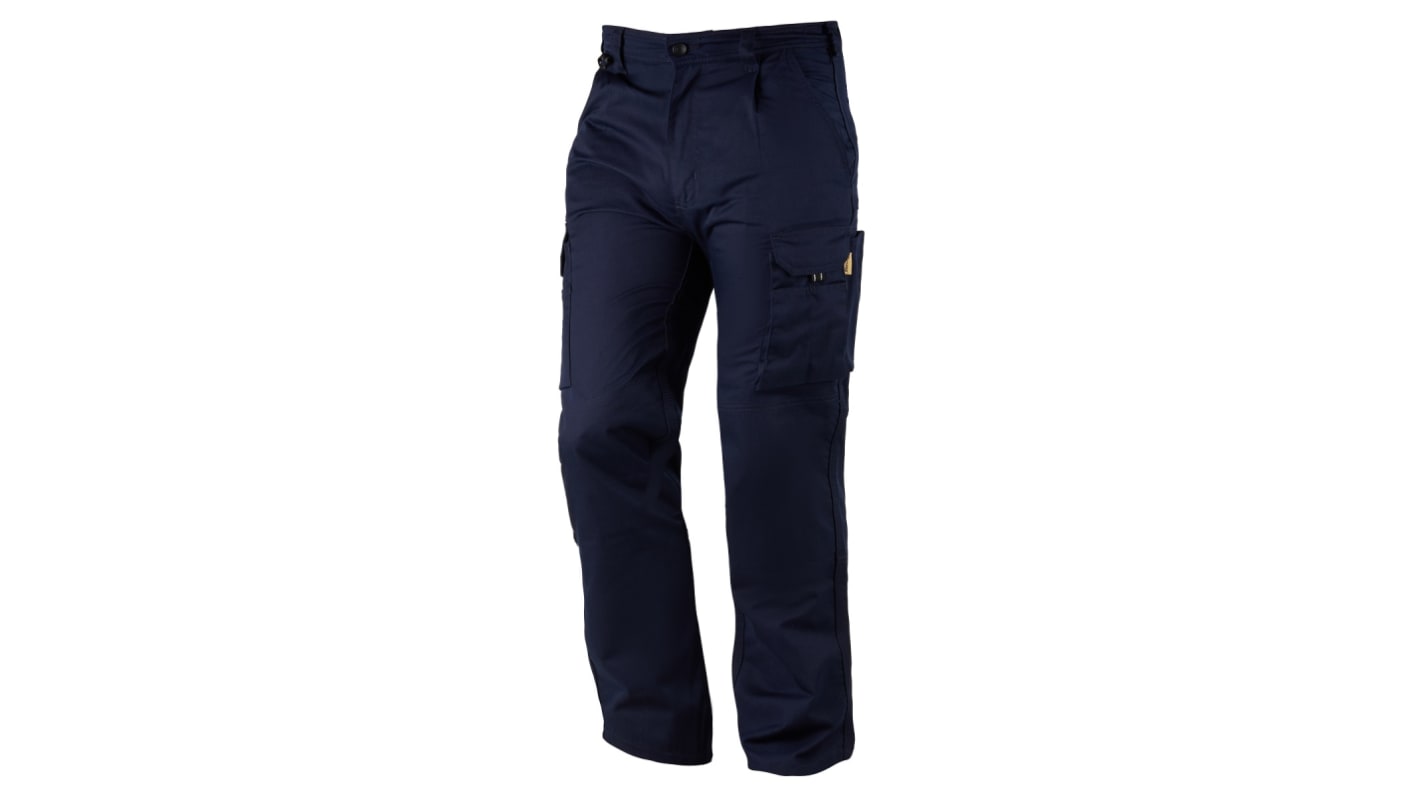 Pantaloni Hawk Earthpro Blu Navy Cotone, elastan, poliestere taglia Breve, lunghezza 29poll Elasticizzato 36poll 91cm