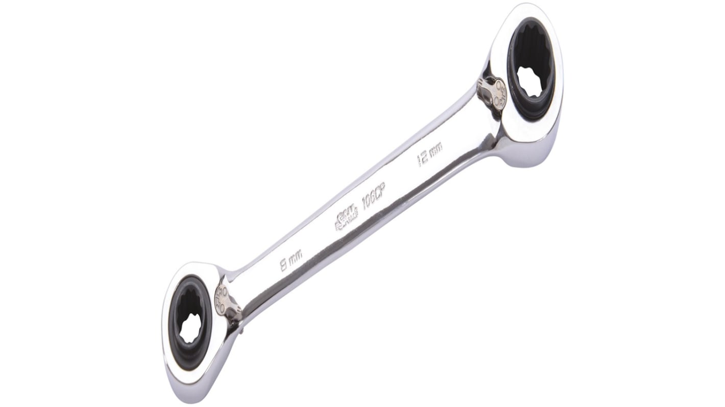 SAM Ring Wrench, 16 mm, 17 mm, 18 mm, 19 mm Jaw Capacity