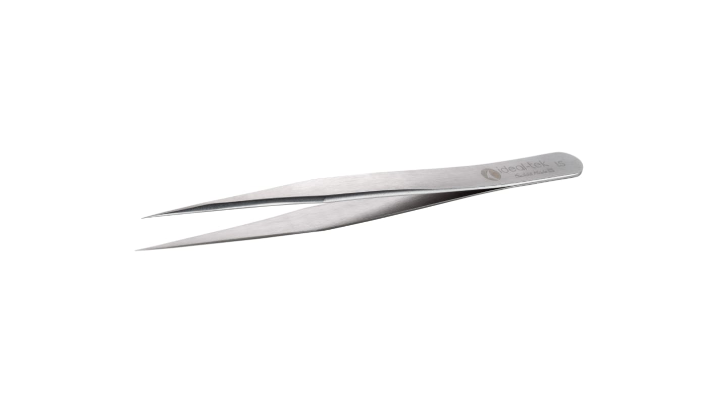 ideal-tek 120 mm, Stainless Steel, Straight, Tweezers