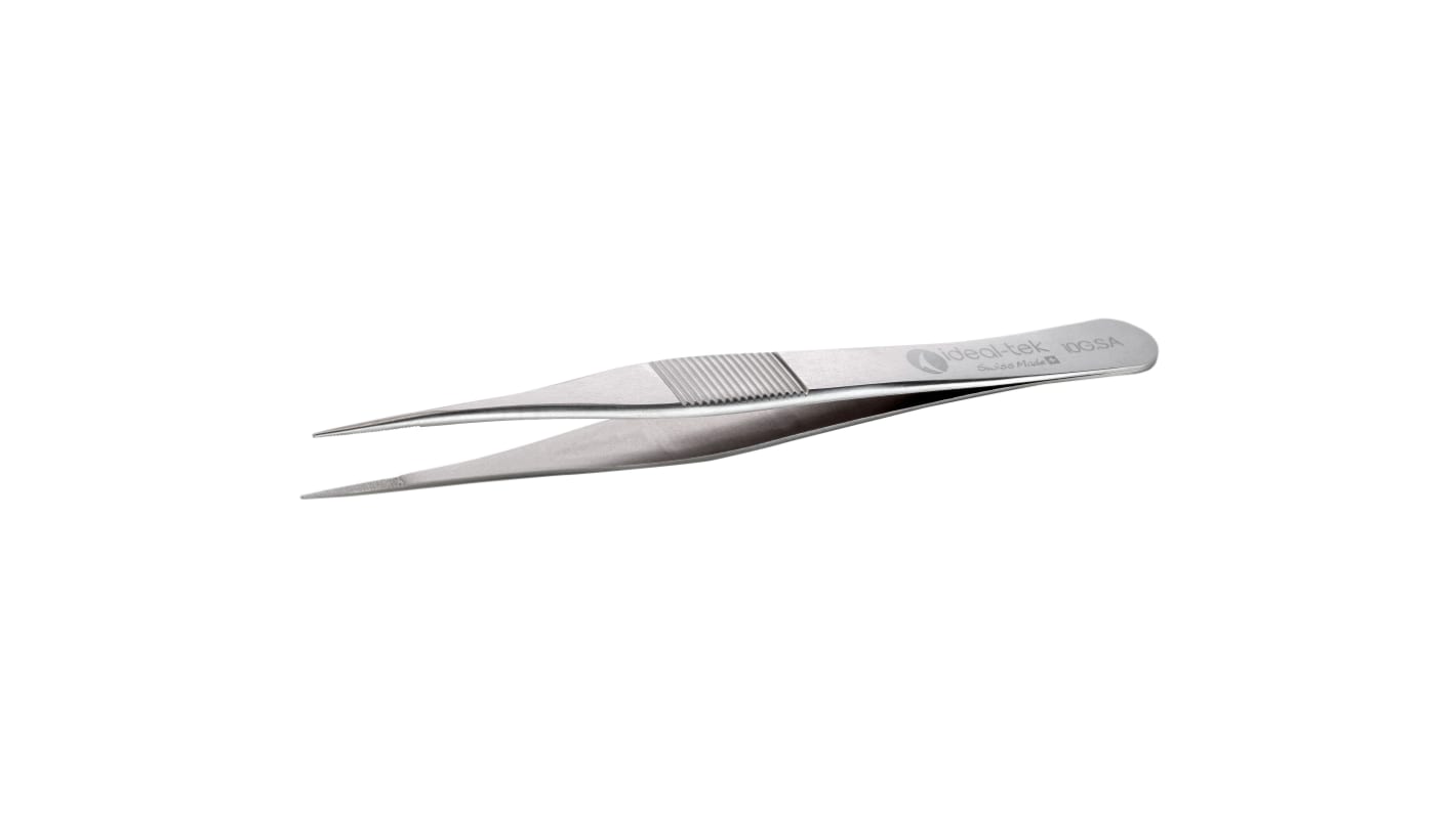 ideal-tek 110 mm, Stainless Steel, Straight, Tweezers