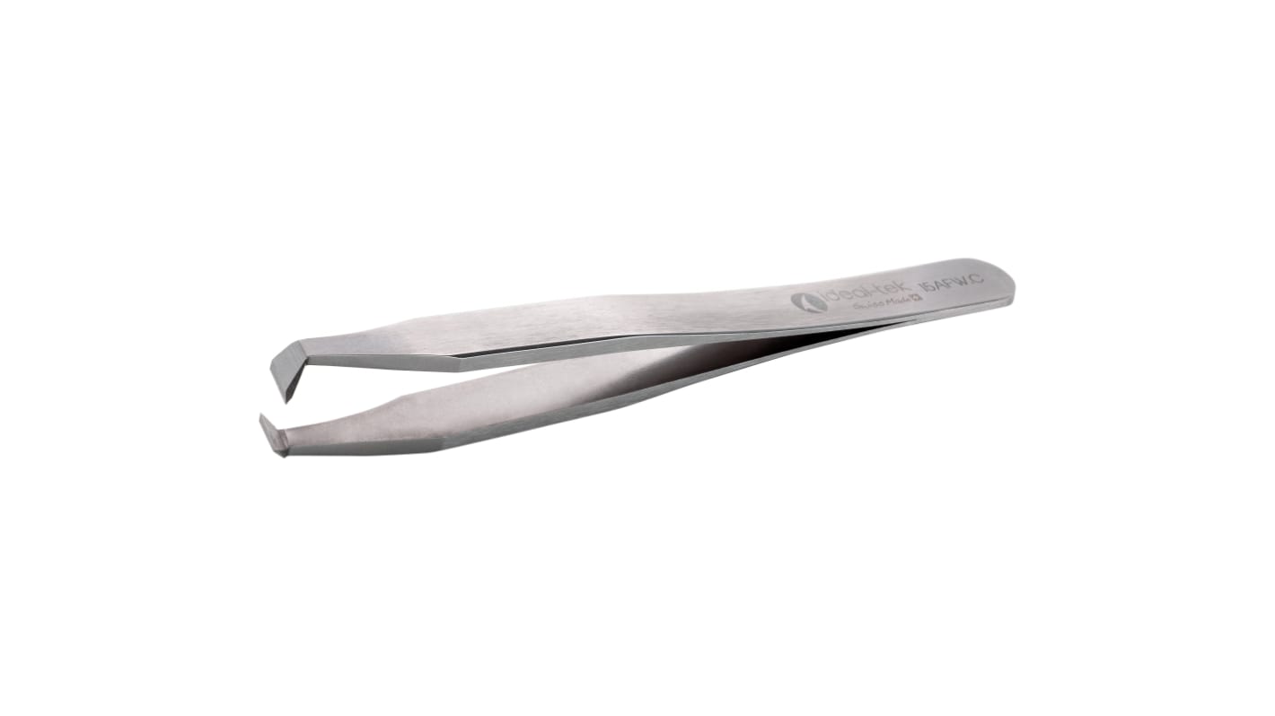 ideal-tek 115 mm, Carbon Steel, Angle, Tweezers